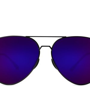 Tangle Free Aviator - Purple Polarized